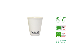 12oz S/W Plastic free Coffee Cup "Made to be Unmade"